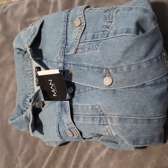 Man Boohooman Deniym Jacket - Picture 6 of 7